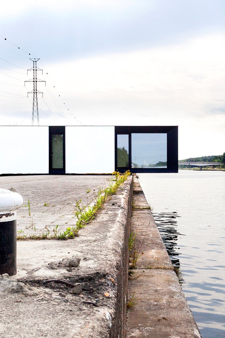 Skilpod prototype over het kanaal