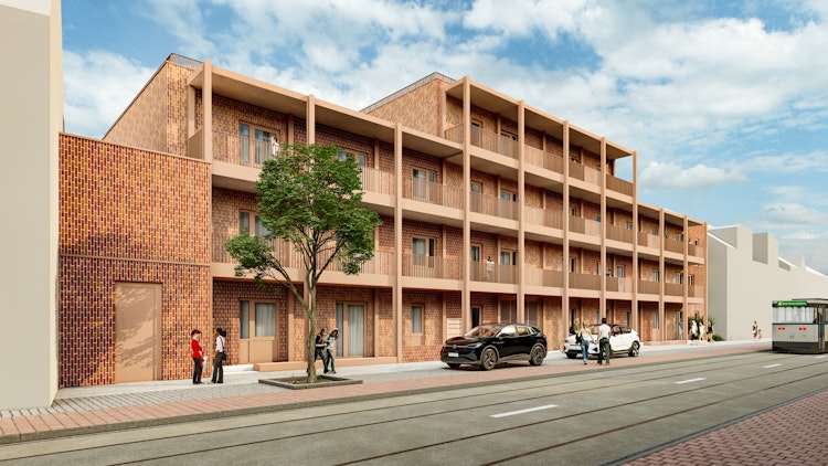 Project Gent Heerweg-Noord stapelbouw appartementen
